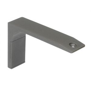 Fillet bracket with cover for Metropole curtain poles
