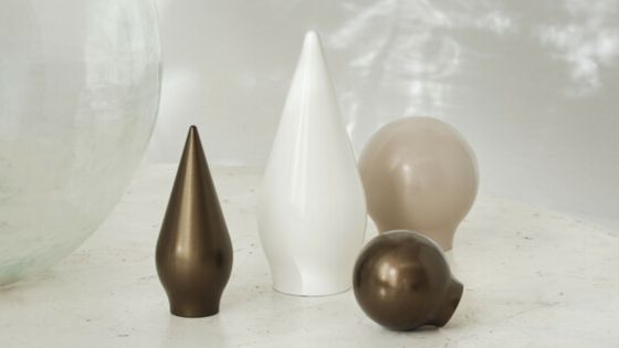 Silent Gliss Spear & Ball Finials